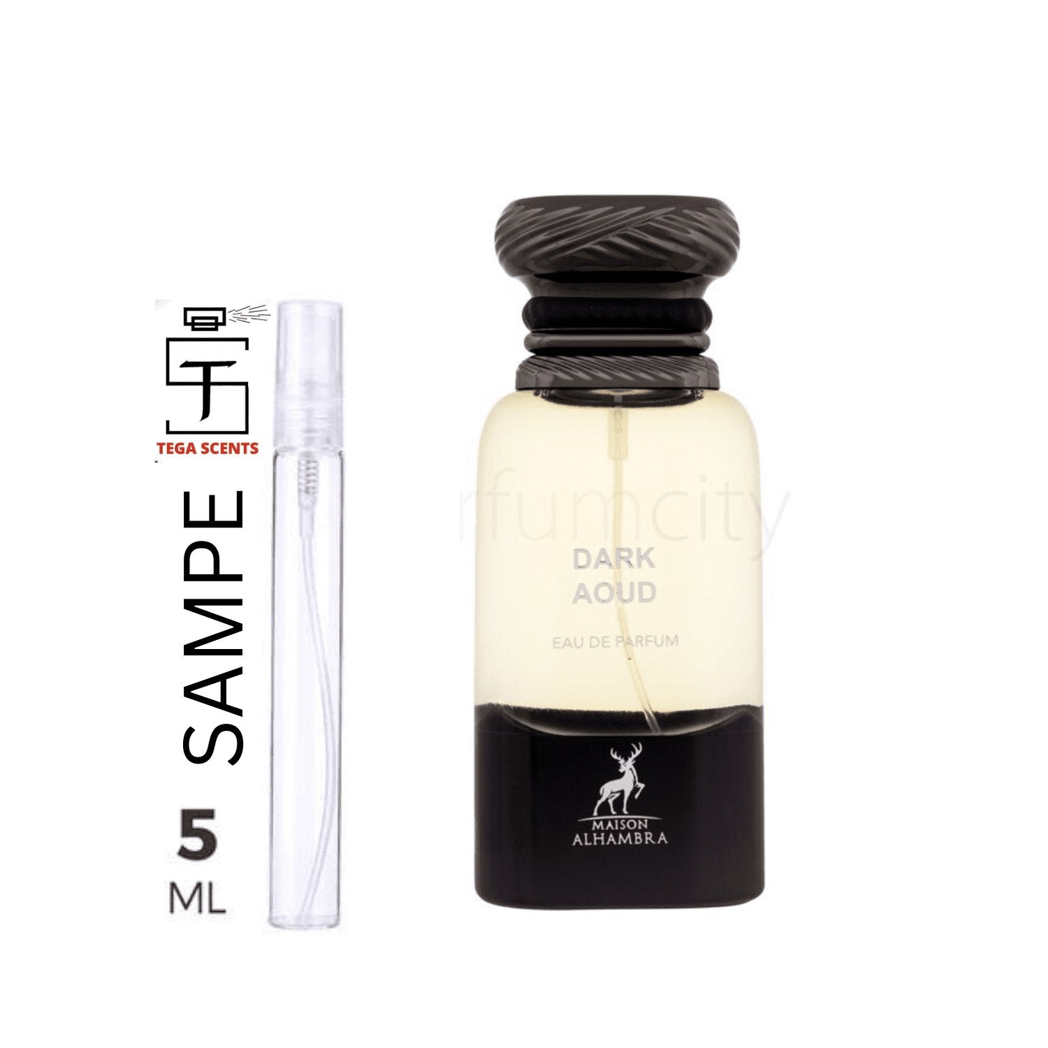 Dark Aoud EDP by Maison Alhambra 5ml - Tega Scents